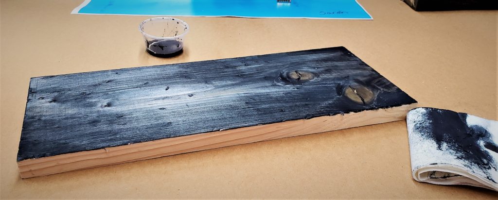Crafting in Atlanta - Custom Crafts by You - project - staining board