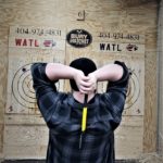 axe throwing - Bury the Hatchet Atlanta GA - axe master in action