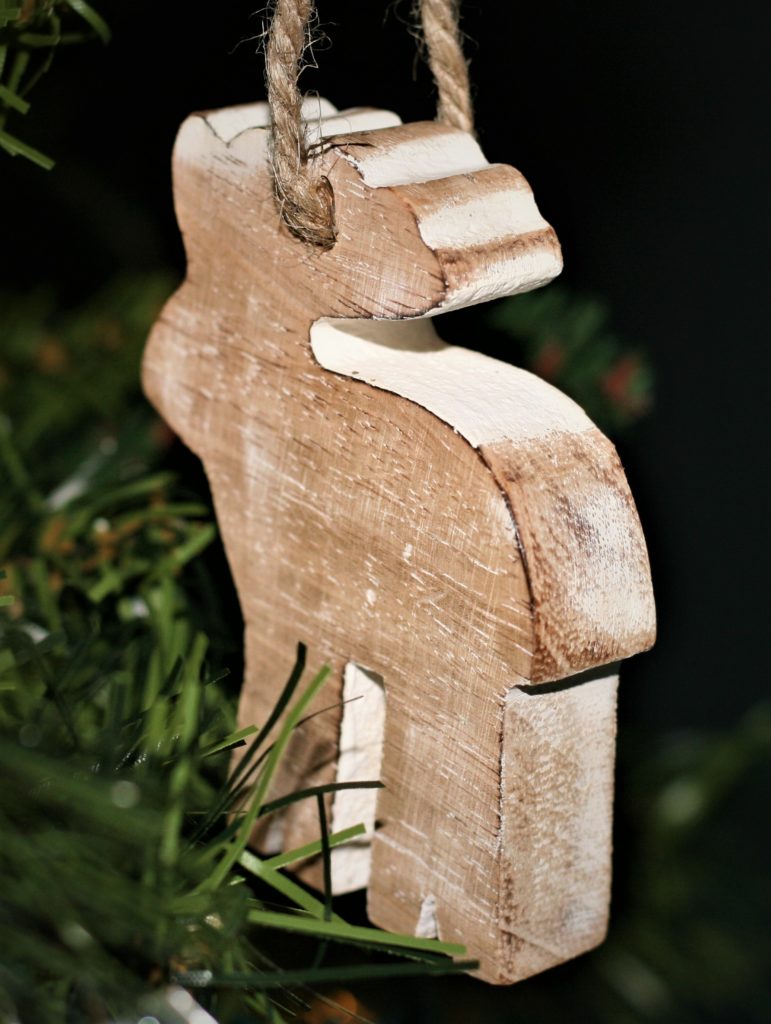 Christmas 2018 - Fiddleheads Garden Center - wooden reindeer